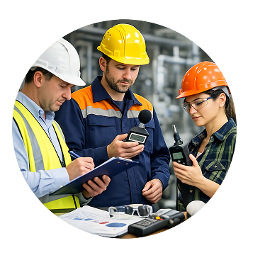 equipe de obra em trabalho